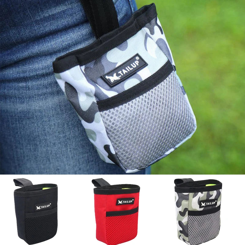 Pet Dog Puppy Training Treat Snack Bait Pet Feed Pocket Pouch Obedience Agility Pouch Food Bag Pocket Snack Reward Waist Bag