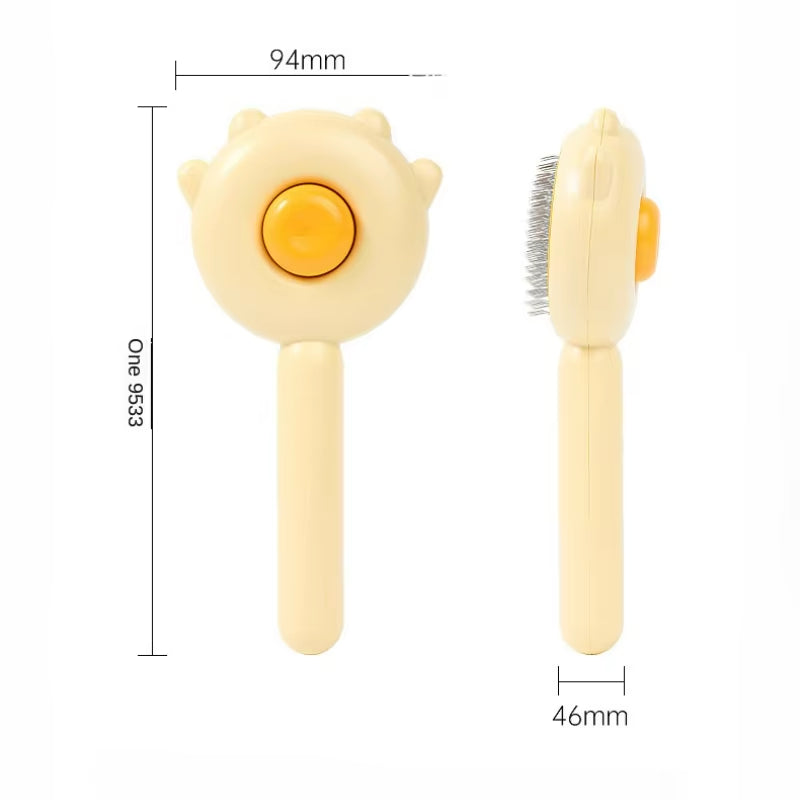 New Cat Ear Massage Hair Comb Pet Special Brush Floating Hair Needle Comb Dog Cat Cleaning Hair Remover Cat-Related Products