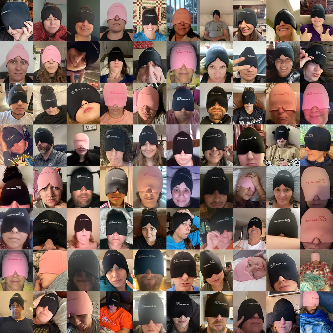 IceRelief™ Hot & Cold Migraine Relief Hat – Gel Compression Therapy Cap