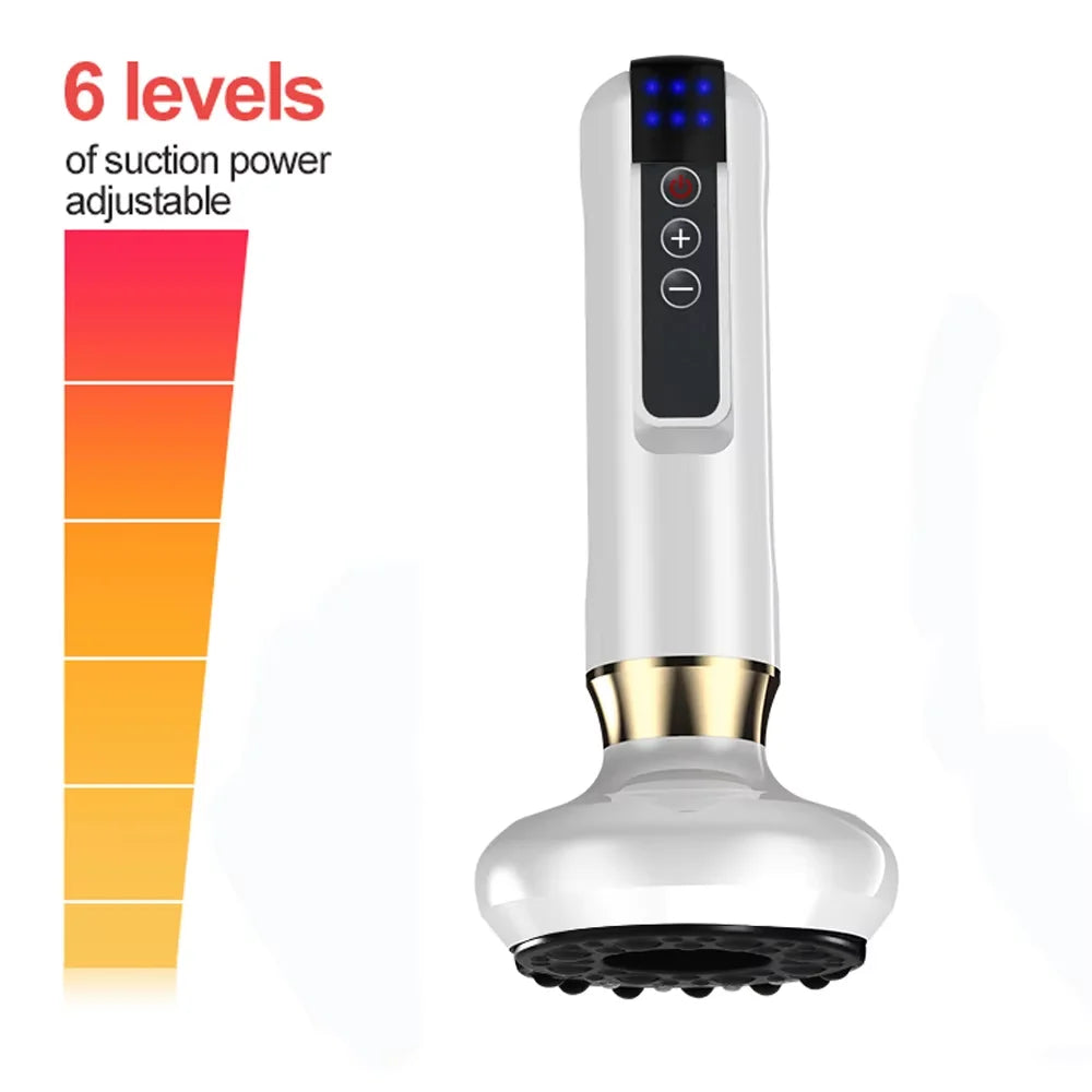 Electric Cupping Massager Vacuum Suction Cup GuaSha Anti Cellulite