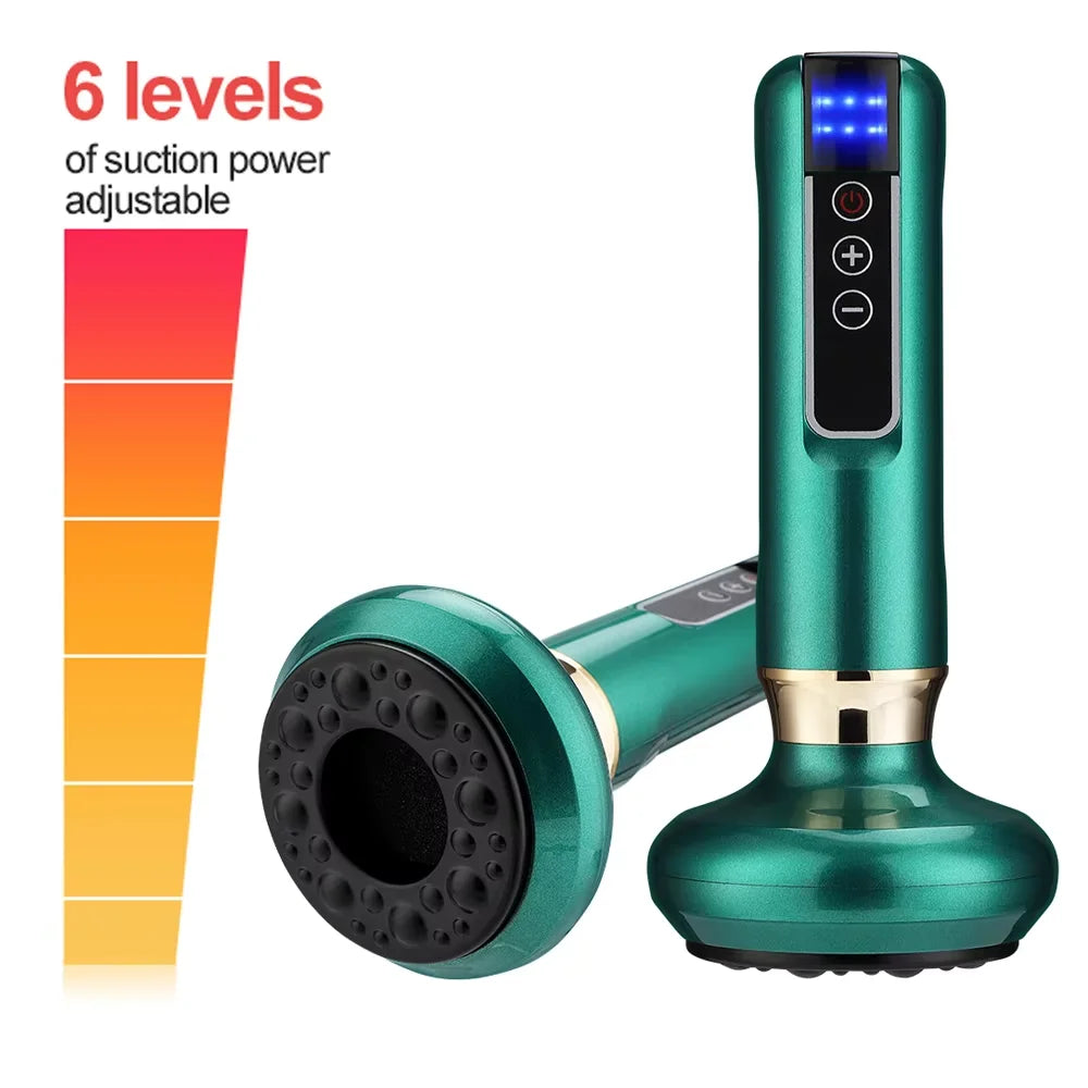 Electric Cupping Massager Vacuum Suction Cup GuaSha Anti Cellulite