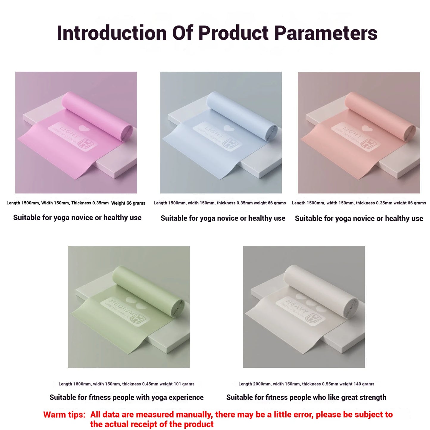 WOSWEIR-Yoga Rally Resistance Strap for Home Stretching