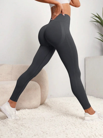 Women’s Seamless High-Waist Push-Up Leggings