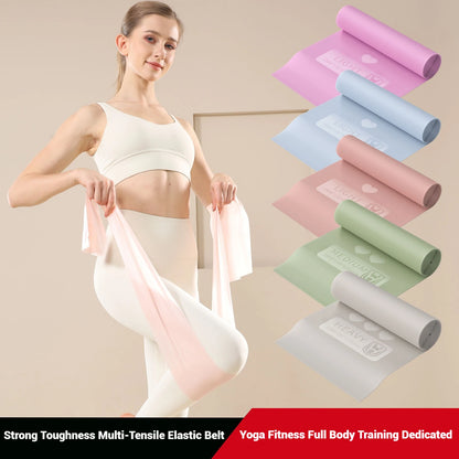 WOSWEIR-Yoga Rally Resistance Strap for Home Stretching