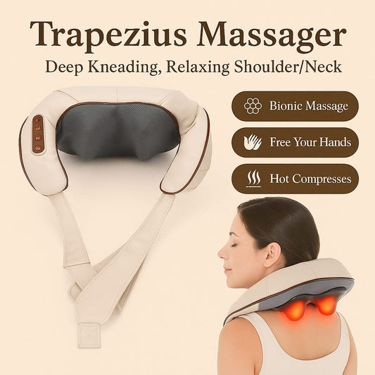Trapezius Massager  – Say Goodbye to Body Tension Fast