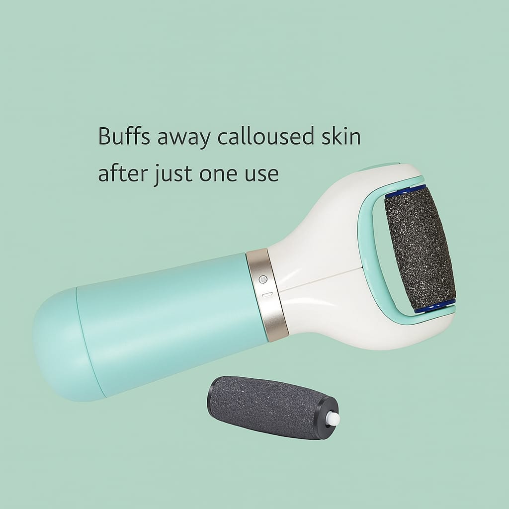 New & Improved Electric Foot Grinder – Gently Removes Dead, Dry & Cracked Skin for Salon-Smooth Feet