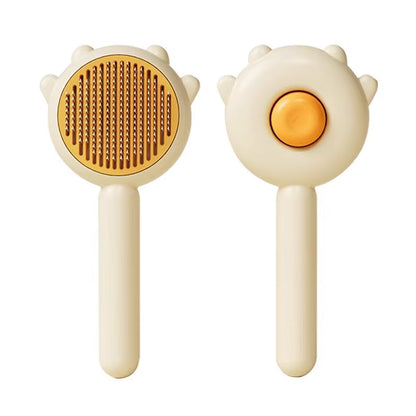 New Cat Ear Massage Hair Comb Pet Special Brush Floating Hair Needle Comb Dog Cat Cleaning Hair Remover Cat-Related Products